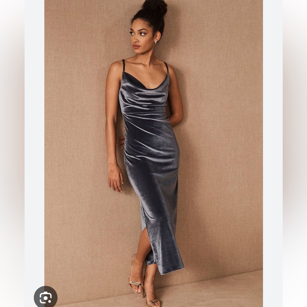 BHLDN Nasha Velvet Dress